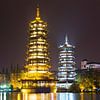 City tower Guilin China by Bart van Eijden