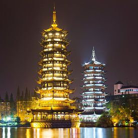 City tower Guilin China by Bart van Eijden