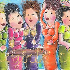 A girls' night out by Maartje van Berkel