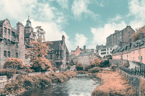 EDINBURGH Dean Village - urbaner Vintage-Stil