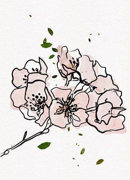 Apple blossom by AnkieArt