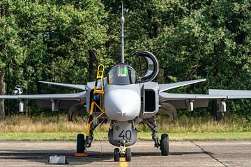 Saab JAS 39 Gripen van de Tsjechische luchtmacht. van Jaap van den Berg
