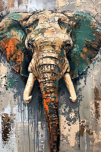 Elefant von Poster Art Shop