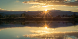 Sonnenuntergang am Brocken