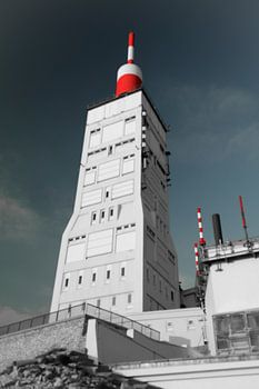 Zendstation op de Mont Ventoux