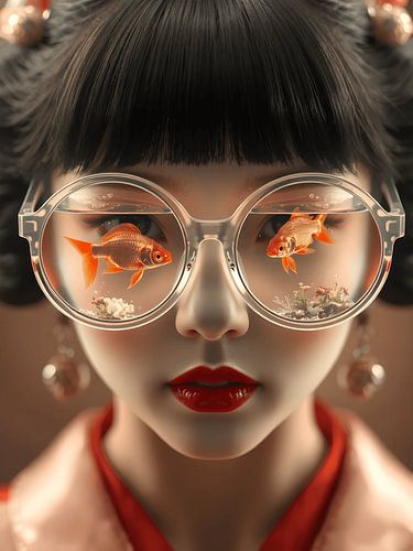Surréalisme des geishas
