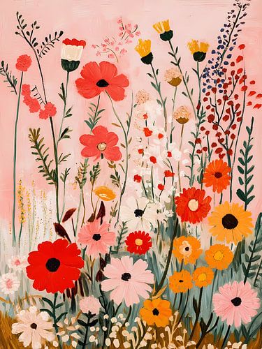 Colorful Floral Garden