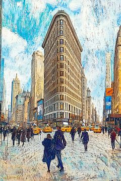 A vibrant New York City by Thea