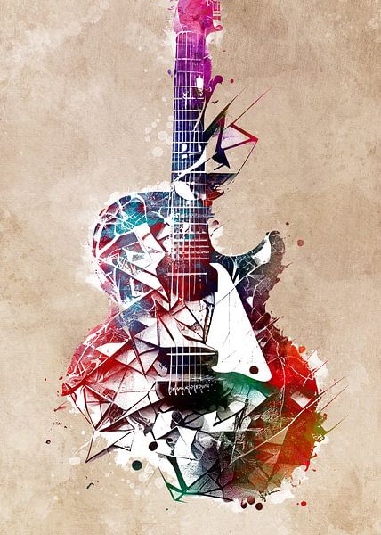 Guitar music art #guitar #music by JBJart Justyna Jaszke