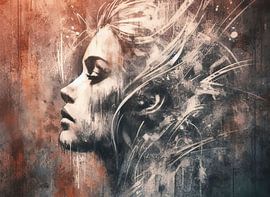 Straßenkunst im Banksy-Stil