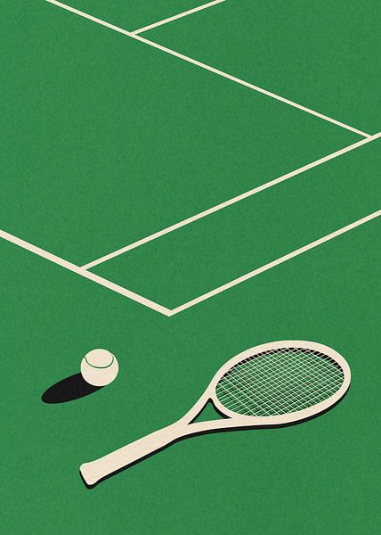Club de tennis sur gazon Rosi Feist par Rosi Feist