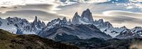Lenticulaire wolken op de Fitz Roy