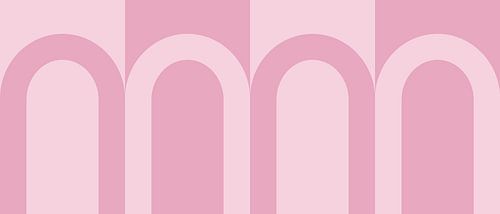 Moderne strikabstractie in roze herfsttrendkleur