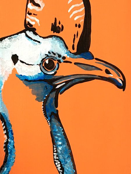 Kaschmir orange Hintergrund von Teun Poppelaars