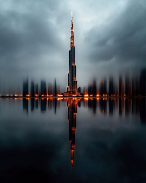 Eeuwigheid in het water van fernlichtsicht