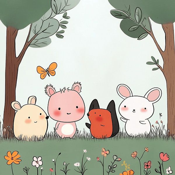 The Life of Cute Forest Animals by Karina Brouwer