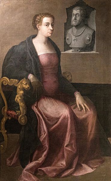 Portrait of Margaret of Austri, Sebastiano del Piombo by Masterful Masters