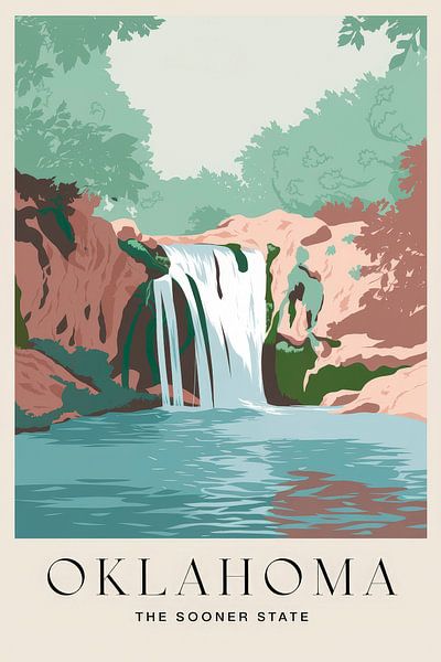 Oklahoma par Poster Art Shop