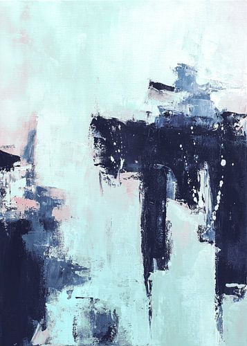 Mint blauw roze set van 3