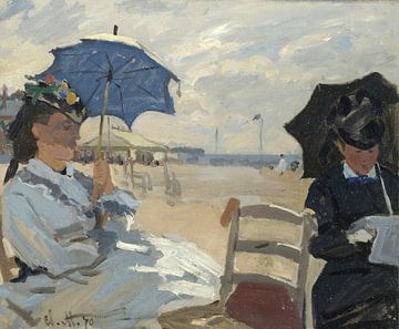 Het strand van Trouville, Claude Monet