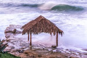 Breaking Surf By The Surf Shack sur Joseph S Giacalone Photography