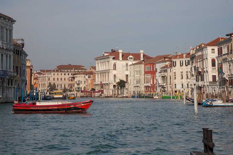 Old buildings by the canal in the old centre of Venice, Italy by Joost Adriaanse