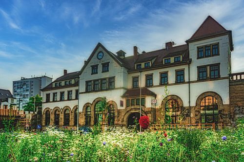 On the road in Chemnitz