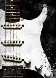 Gitarrenmusik Kunst #Gitarre #Musik von JBJart Justyna Jaszke