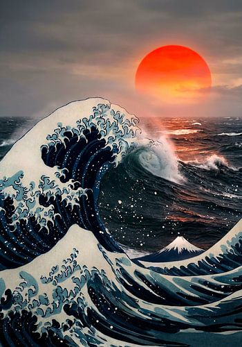 Japanse kunst tradioneel Golf