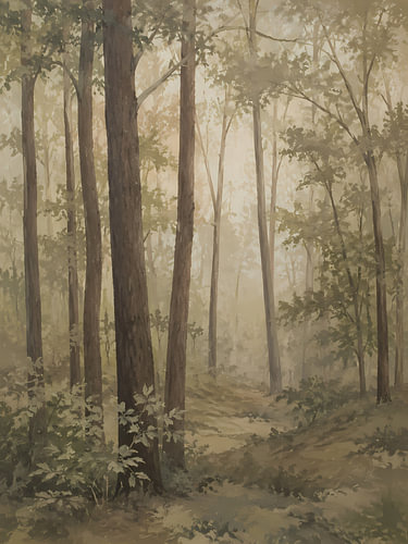 Ruhiger Wald
