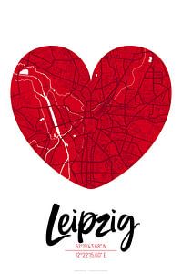Leipzig - Conception du plan de la ville Plan de la ville (cœur) sur ViaMapia