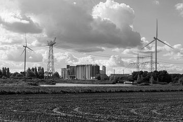 Industrieel landschap van Romy de Waal