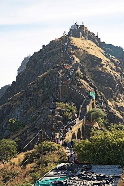 Spiritual ascent of Mount Girnar by Frank Photos