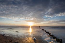 Zonsondergang van Daan van Oort