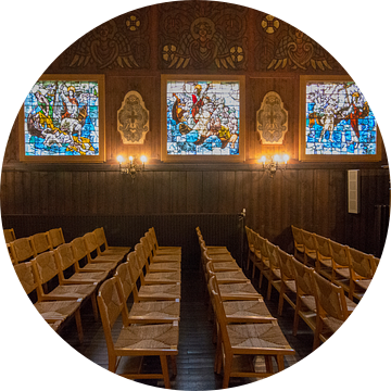 Noorse Zeemanskerk Binnenkant in Rotterdam van Charlene van Koesveld