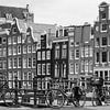 Amsterdamse Grachtenhuizen in Zwart / Wit van ProPhoto Pictures