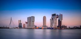 Kop van Zuid in der blauen Stunde. 2