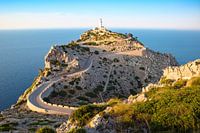 Blick auf den Leuchtturm im Norden von Mallorca, Spanien