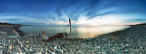 In the evening at the beach on Rügen