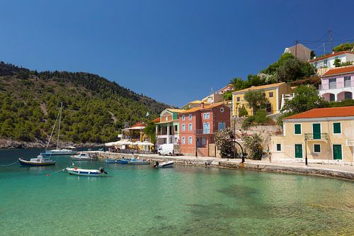 Assos auf der Insel Kefalonia in Griechenland.