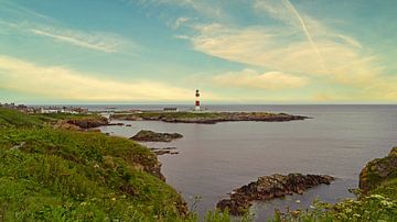 Der Buchan Ness Leuchtturm in Schottland