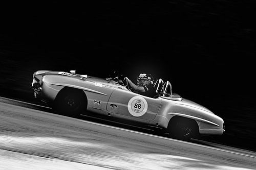 Mercedes 190 SLR ART SW Foto op de berg - Eggberg Klassik 2019