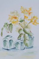 Narcissen en potten