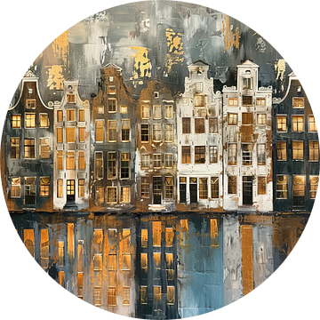 Amsterdam Golden Hour van Kunst Kriebels