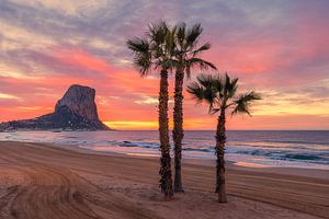 Sonnenaufgang in Calpe, Spanien