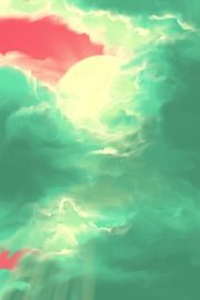 Spring sunshine peeking through the clouds by Sam Soesbergen