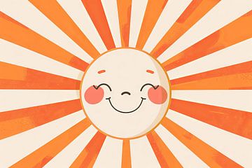 Happy sun - Children's room by Poster Art Shop