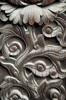 Japanese wooden carvings