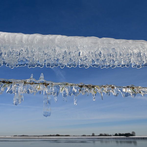 L&#039;âge de glace ... Pics de glace *Crue d&#039;hiver 2020/2021*. par wunderbare Erde