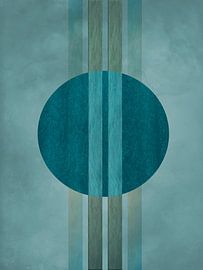 Abstract in blue by Hilde Remerie Photography and digital art